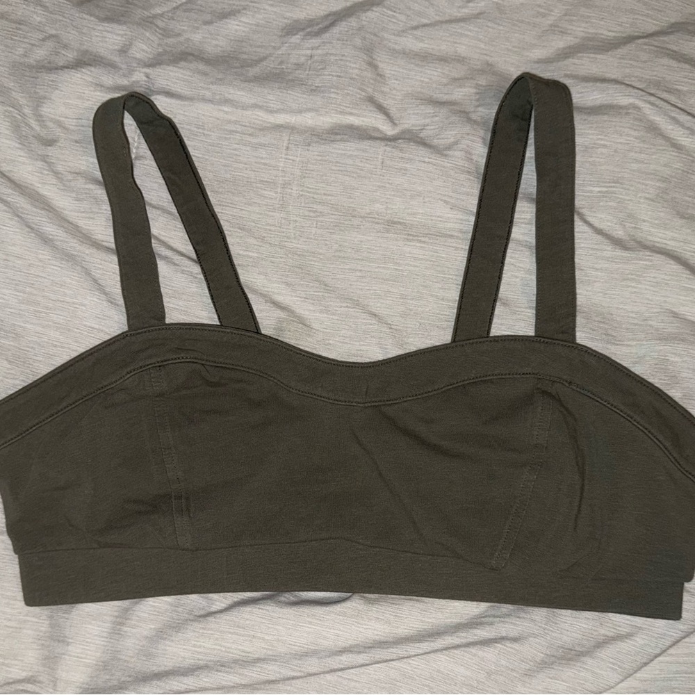American Eagle Outfitters Dark Green Bandeau